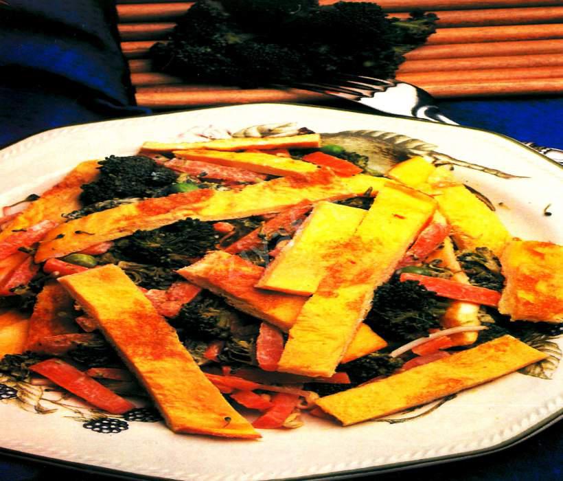 Sebzeli Şerit Omlet