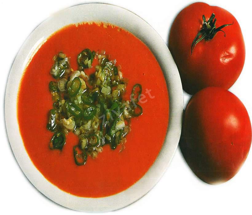 Soğanlı Kremalı Domates Çorbası