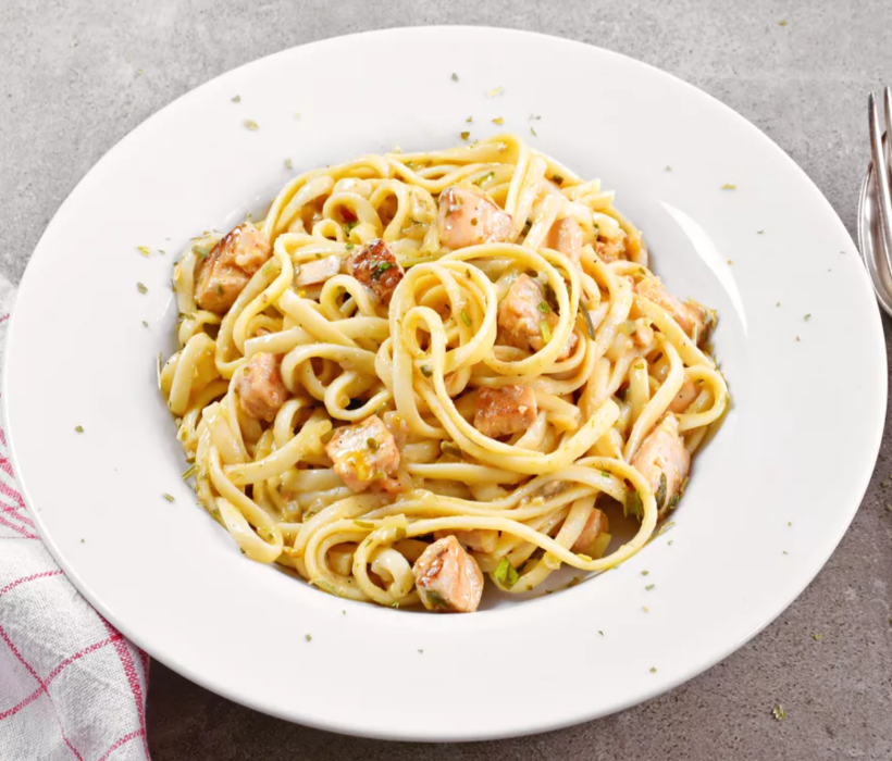 Somon Spaghetti Carbonara