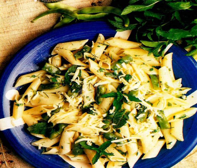 Taze Nane ve Fasulyeli Makarna