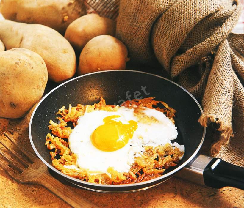 Yumurtalı Patates Krepi