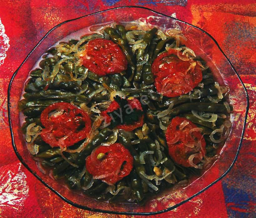 Zeytinyağlı Fasulye Dizmesi