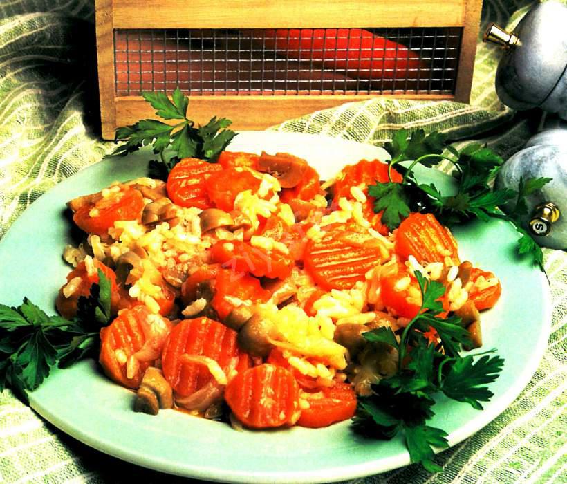 Zeytinyağlı Mantarlı Havuç