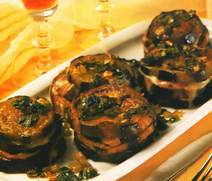 Zeytinyağlı Patlıcan Sandviç