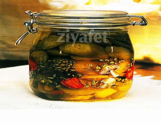 Baharatlı Salatalık Konservesi 