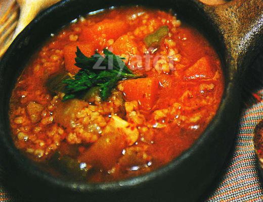 Balkabaklı Bulgur Çorbası