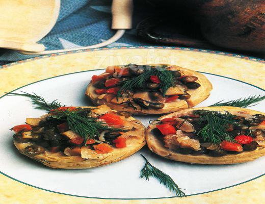 Bezelyeli Enginar Dolması