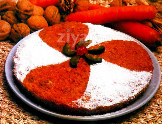 Cevizli Havuçlu Pasta 