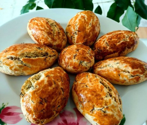 Dereotlu Mayasız Poğaça