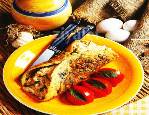 Domatesli ve Naneli Omlet