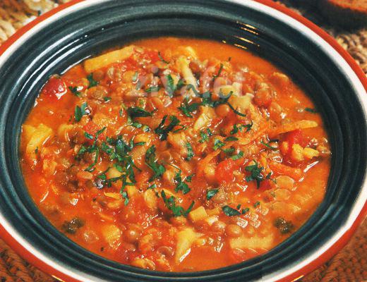 Elmalı Mercimek Çorbası