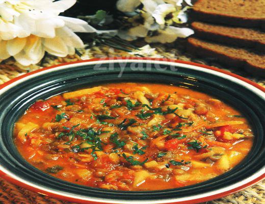 Elmalı Mercimek Çorbası