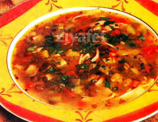 Erişteli Mercimek Çorbası