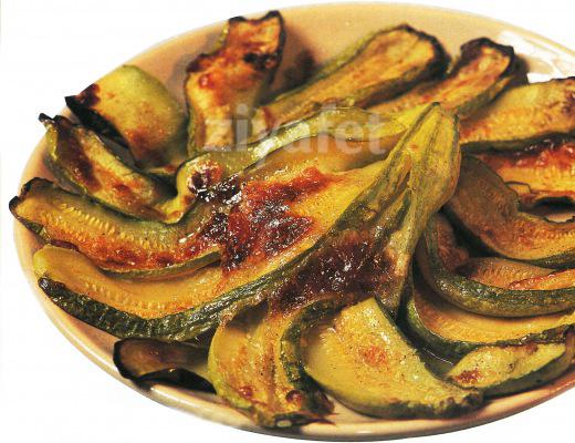 Fırında Kabak Yelpazesi