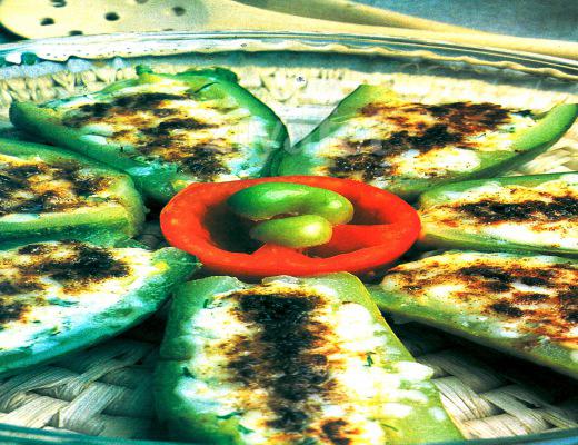 Fırında Peynirli Kabak 