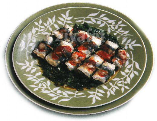 Ispanaklı Sardalya Sarma