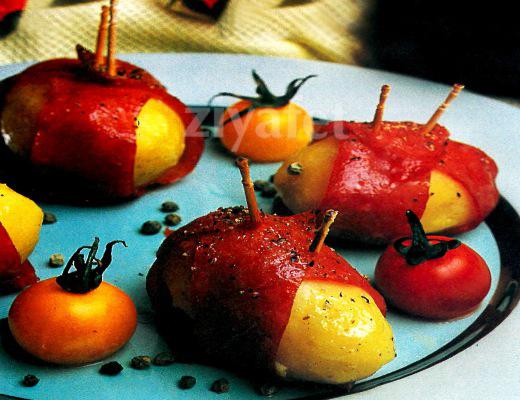 Jambonlu Patates Bohçası