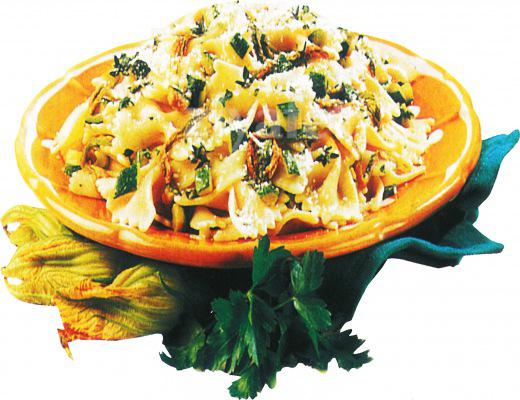 Kabaklı Kelebek Makarna