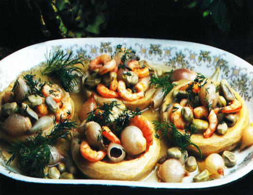 Karides Ve İç Baklalı Enginar