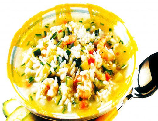 Karidesli Pirinç Çorbası