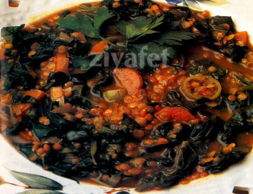 Kırmızı Mercimekli Ispanak 