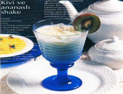 Kivili Ananaslı Shake