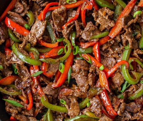 Kolay Biberli Biftek Kızartma