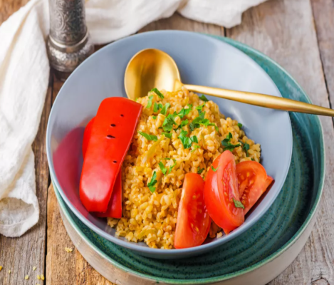 Kolay Sebzeli Bulgur Pilavı 