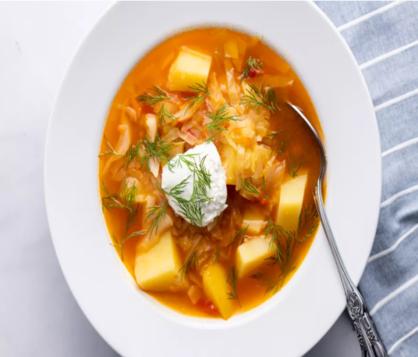 Lahana Çorbası (Rus Usulü)