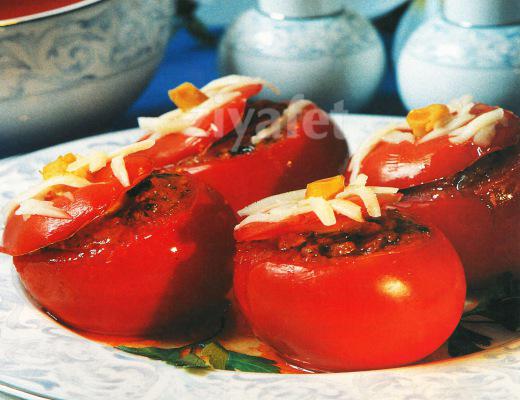 Mantarlı Domates Dolması