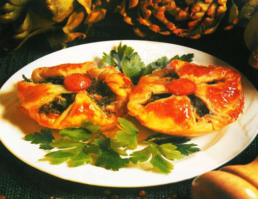 Milföyde Enginar Kebabı