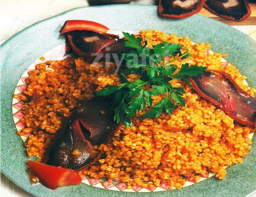 Pastırmalı Bulgur Pilavı