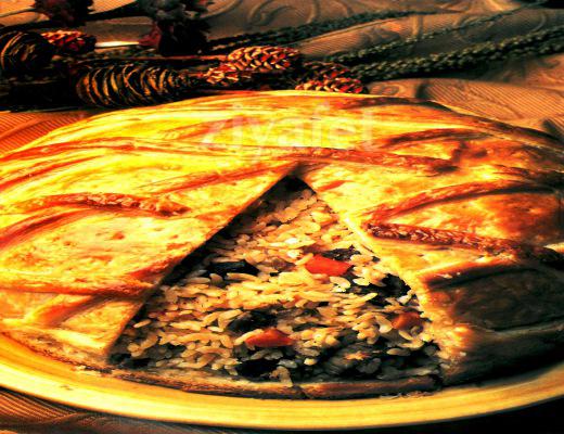 Perdeli Özbek Pilavı 