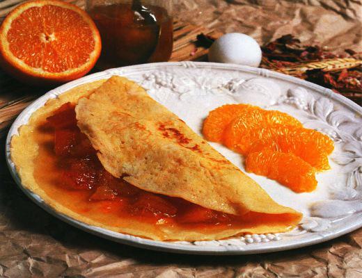 Portakal Reçelli Krep