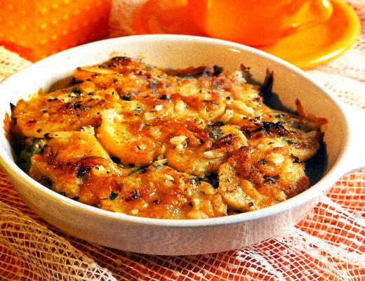 Sardalya ve Patatesli Graten