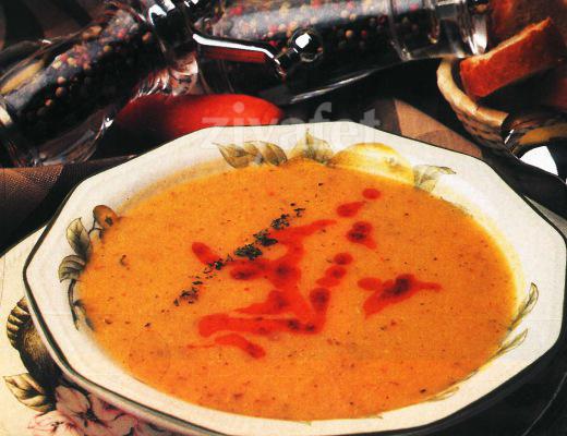 Sebzeli Kırmızı Mercimek Çorbası
