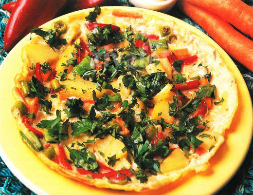 Sebzeli Omlet 