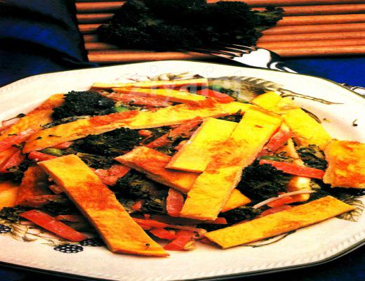 Sebzeli Şerit Omlet 