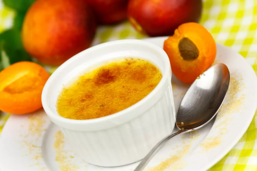 Şeftali Creme Brulee 