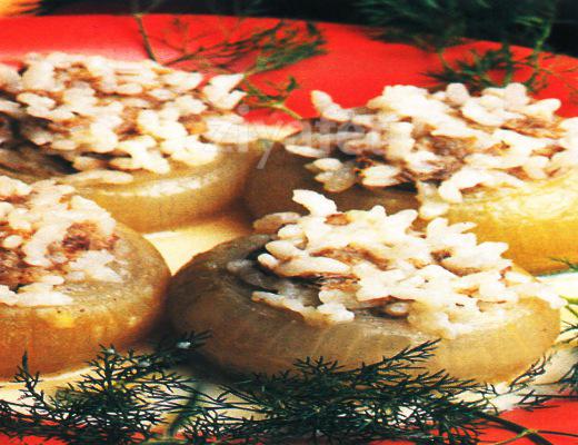 Kıymalı Soğan Dolması 