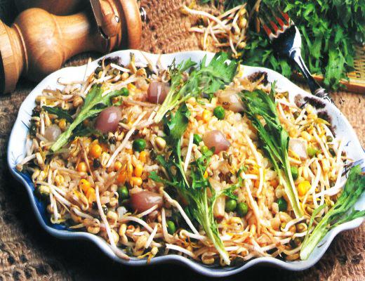 Soya Filizli Buğday Salatası