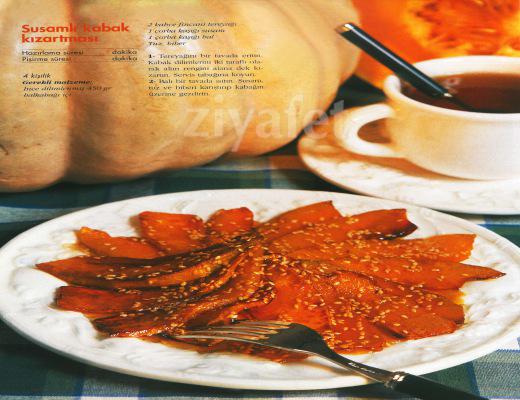 Susamlı Kabak Kızartması