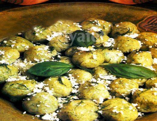 Yeşil Patates Topları 