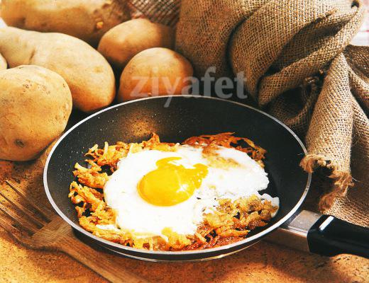 Yumurtalı Patates Krepi