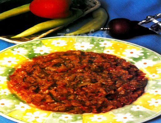 Zeytinyağlı Domatesli Patlıcan 